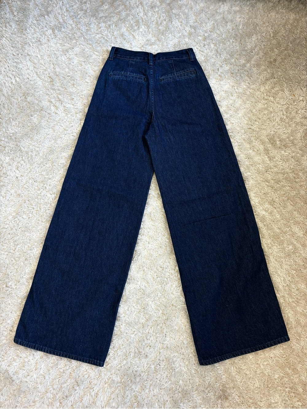 NWT Madewell Superwide-Leg Jeans Landrum Wash, Size 23 - Picture 5 of 6